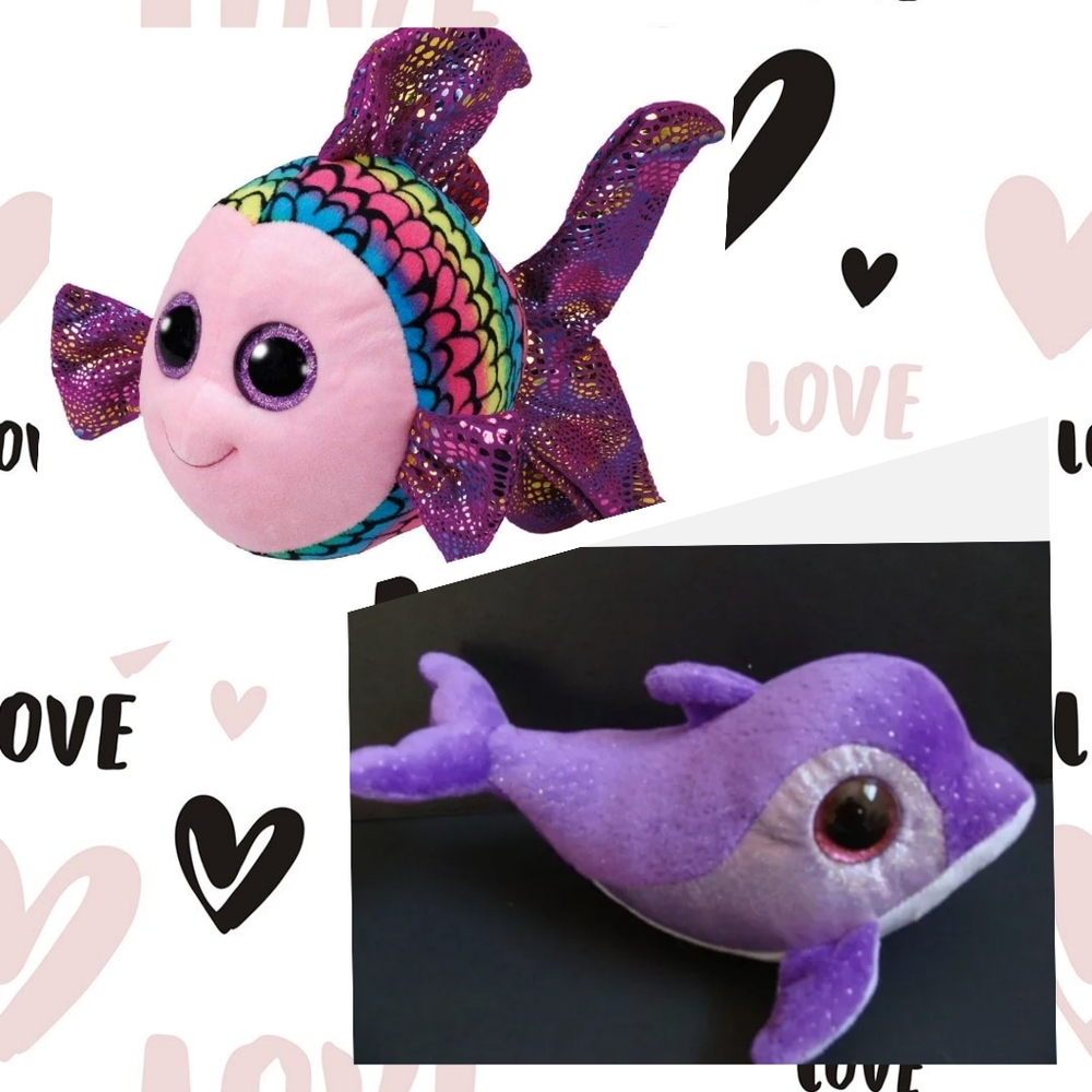TY Beanie Boos Toy Collection - Ocean Animal
